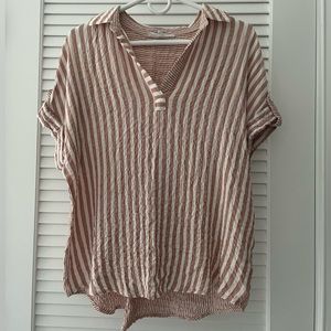 Jane + Delancey Double Gauze Crinkle Cotton Oversized Popover